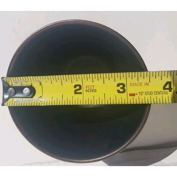 Set Of 4 Teavana Tea Cups Copper Bronze Swirl Ceramic Coffee Japan 3.5x2.5 - Picture 11 of 12